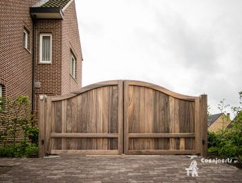 Houten poorten garage poorten